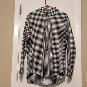 Ralph Lauren Black and White Gingham Shirt